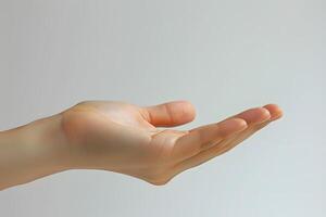 AI generated Hand Reaching Out Towards Sky photo