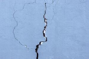 Wall with cracks photo