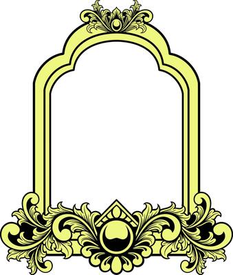 Ornament frame for wedding