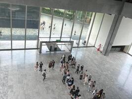 People Waiting in Line for Tickets in the Performing Arts Center in Taipei, Taiwan, 3 June, 2023 photo