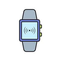 inteligente reloj icono vector diseño plantillas sencillo y moderno concepto