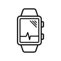 inteligente reloj icono vector diseño plantillas sencillo y moderno concepto