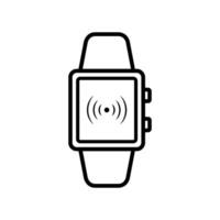 Smart watch icon vector design templates simple and modern concept