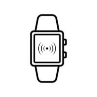 Smart watch icon vector design templates simple and modern concept