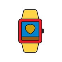 inteligente reloj icono vector diseño plantillas sencillo y moderno concepto