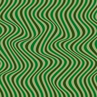 Striped undulating seamless pattern of green shades. A design concept for celebrating St. Patrick s Day vector