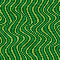 Striped undulating seamless pattern of green shades. A design concept for celebrating St. Patrick s Day vector