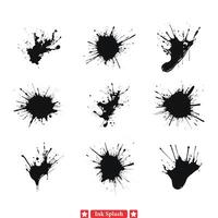 Vibrant Ink Splash Vector Pack  Add a Pop of Color and Style to Your Artwork