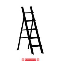 Climb Towards Inspiration  Versatile Ladder Vector Designs