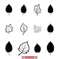 AI generated Leafy Shadows Autumn Edition vector