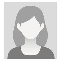 defecto avatar perfil icono. gris foto marcador de posición hembra No foto imágenes para sin llenar usuario perfil. escala de grises vector ilustración para socail medios de comunicación, web