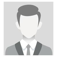 Avatar man icon, profile placeholder, anonymous user male, no photo web template, default user picture for social networks, forums and dating sites . Vector illustration isolated on white