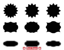 Essential Shape Silhouette Bundle Clean and Versatile Vector Graphics