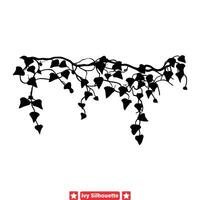 Ivy Euphoria  Blissful Vector Silhouettes for Joyful Artwork