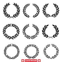 Premium Laurel Wreath Vector Designs  Exquisite Embellishments for High End Creations