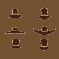 Brown Vector Hat