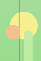 Flat abstract geometric shape art background vector
