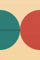 Flat abstract geometric shape art background vector