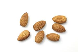 Almond isolated on white background photo