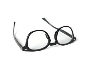 Glasses on white background photo