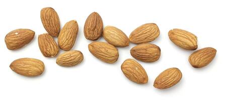 Almond isolated on white background photo