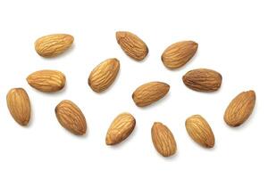 Almond isolated on white background photo