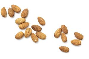 Almond isolated on white background photo