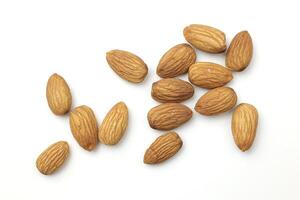 Almond isolated on white background photo