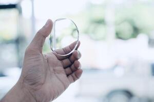 Glasses lenses, eyeglasses lenses photo