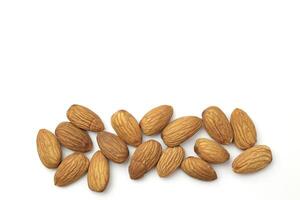 Almond isolated on white background photo