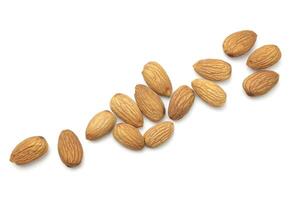 Almond isolated on white background photo