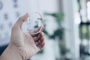 Glasses lenses, eyeglasses lenses photo