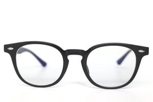 Glasses on white background, eyeglasses on white background photo