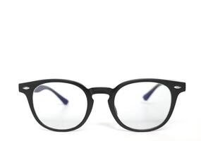 Glasses on white background, eyeglasses on white background photo