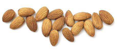 Almond isolated on white background photo