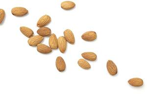 Almond isolated on white background photo