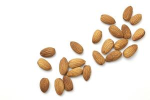 Almond isolated on white background photo