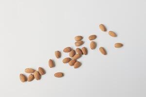 Almond isolated on white background photo