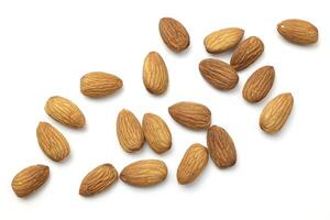 Almond isolated on white background photo