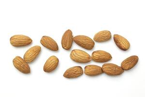 Almond isolated on white background photo