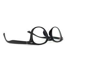 lentes en blanco fondo, los anteojos en blanco antecedentes foto