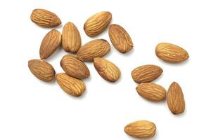 Almond isolated on white background photo