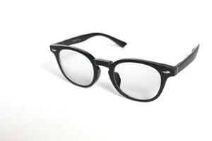 lentes en blanco fondo, los anteojos en blanco antecedentes foto
