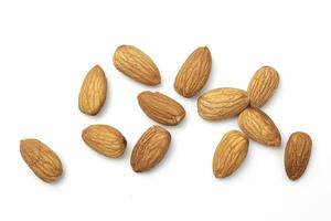 Almond isolated on white background photo