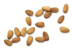 Almond isolated on white background photo