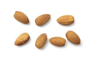 Almond isolated on white background photo