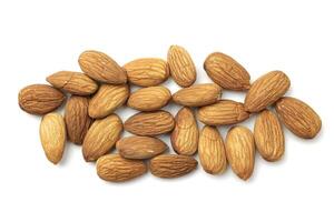 Almond isolated on white background photo