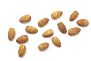 Almond isolated on white background photo