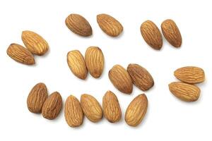 Almond isolated on white background photo