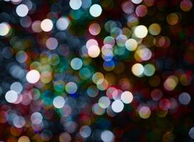 Cool Digital Bokeh Lights Background photo